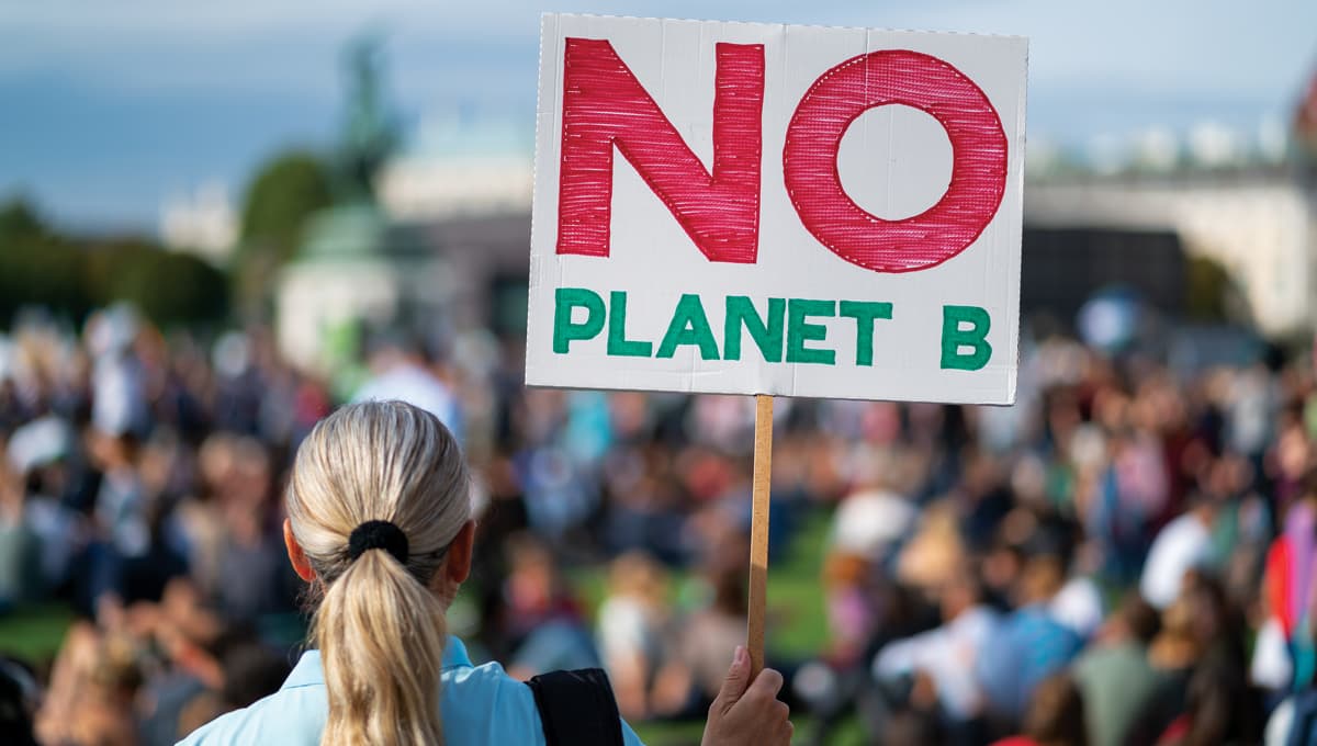 No planet B sign
