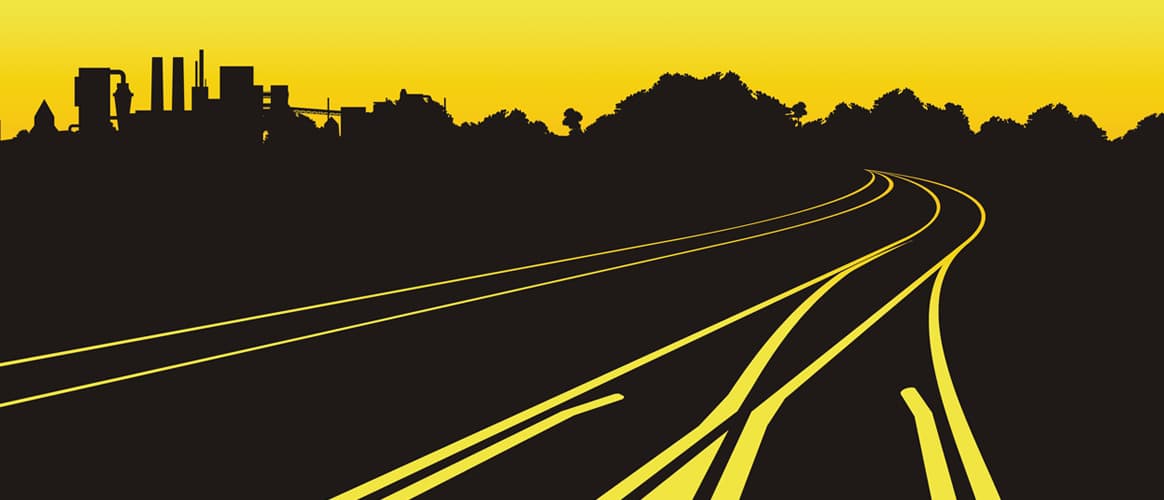 black and yellow trainlines