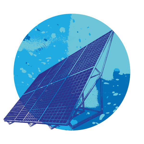 Floating solar