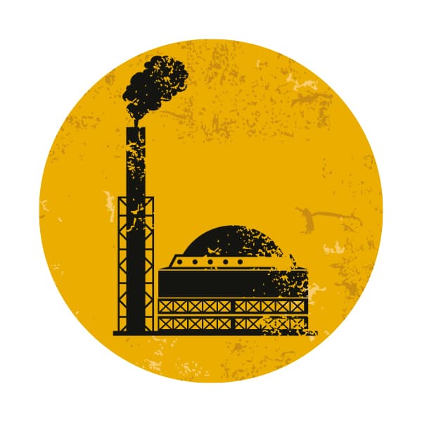 Waste-to-energy icon