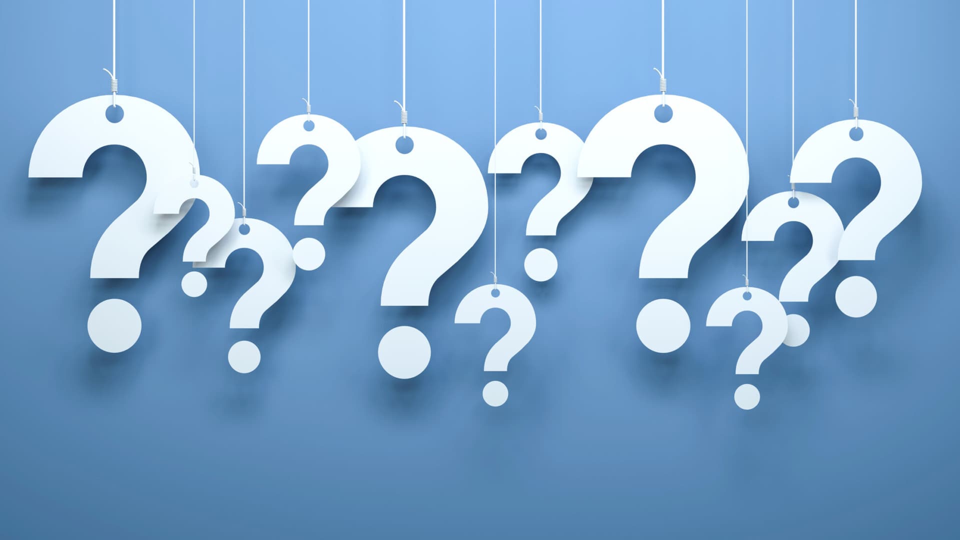 question marks